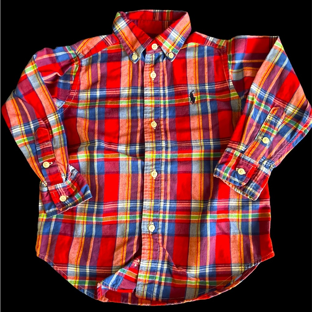 Polo Ralph Lauren little boys 2T Long sleeve plaid